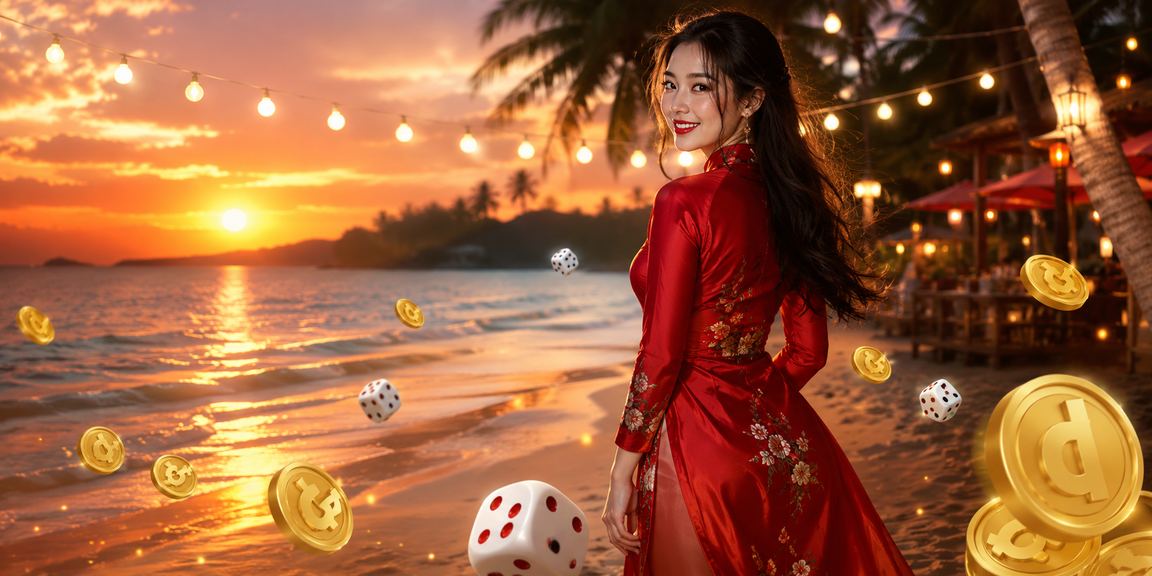 Cảnh biển Phú Quốc yên bình phía xa